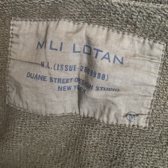 NILI LOTAN Janie Hoodie in Green Camouflage Print - Picture 6 of 7